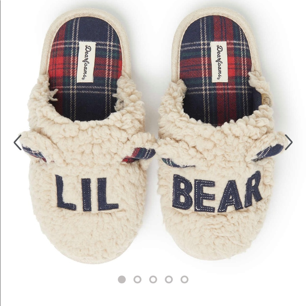 NWOT Dearforms LIL BEAR slippers for Toddler - Picture 1 of 6